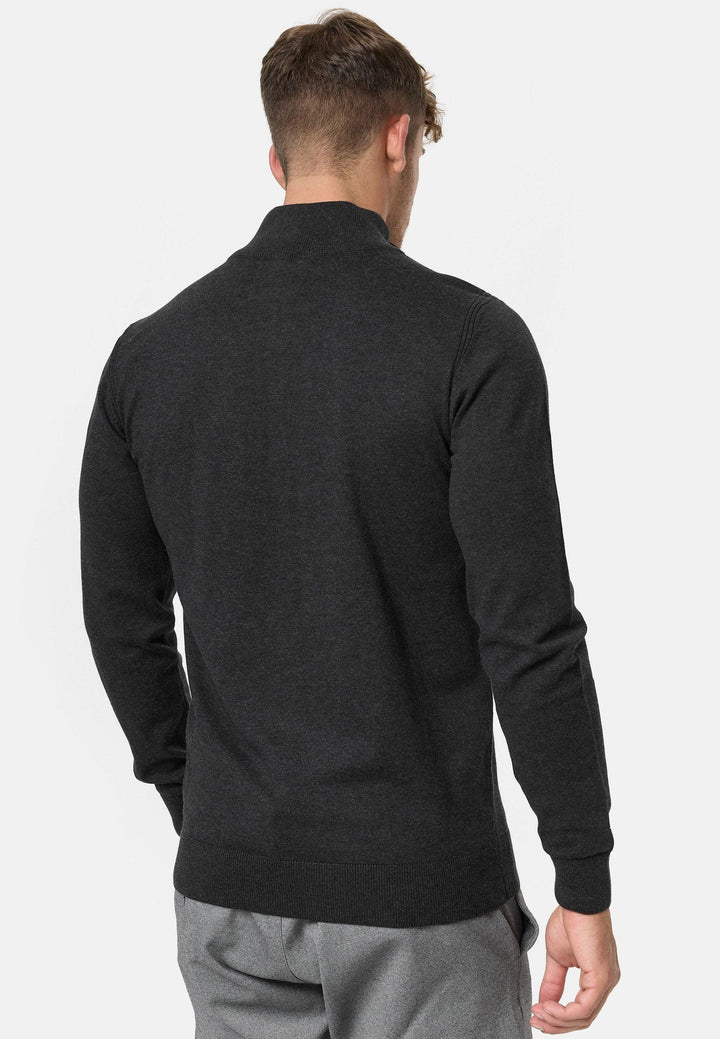 Indicode Herren Gore Pullover aus 80% Baumwolle mit Stehkragen - INDICODE