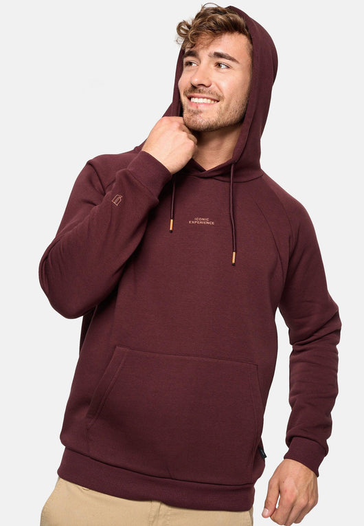 Indicode Herren Virginia Sweatshirt mit Kapuze | Hoodie Kapuzenpullover für Männer