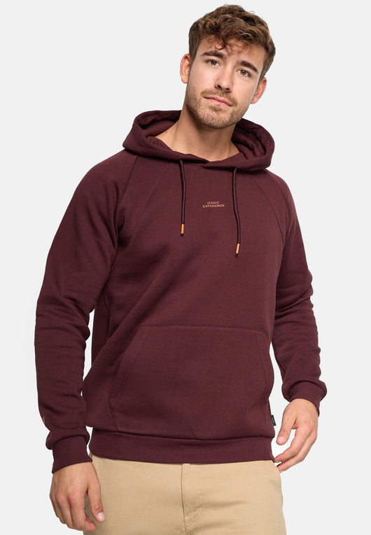 Indicode Herren Virginia Sweatshirt mit Kapuze | Hoodie Kapuzenpullover für Männer