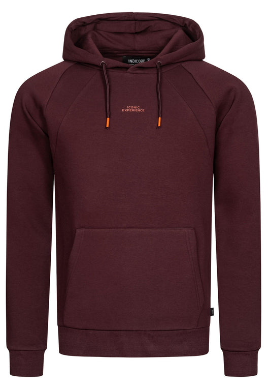 Indicode Herren Virginia Sweatshirt mit Kapuze | Hoodie Kapuzenpullover für Männer