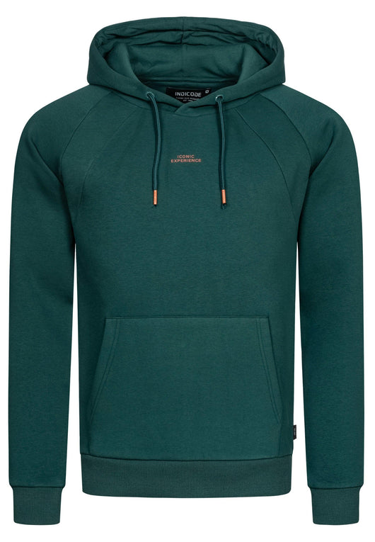 Indicode Herren Virginia Sweatshirt mit Kapuze | Hoodie Kapuzenpullover für Männer