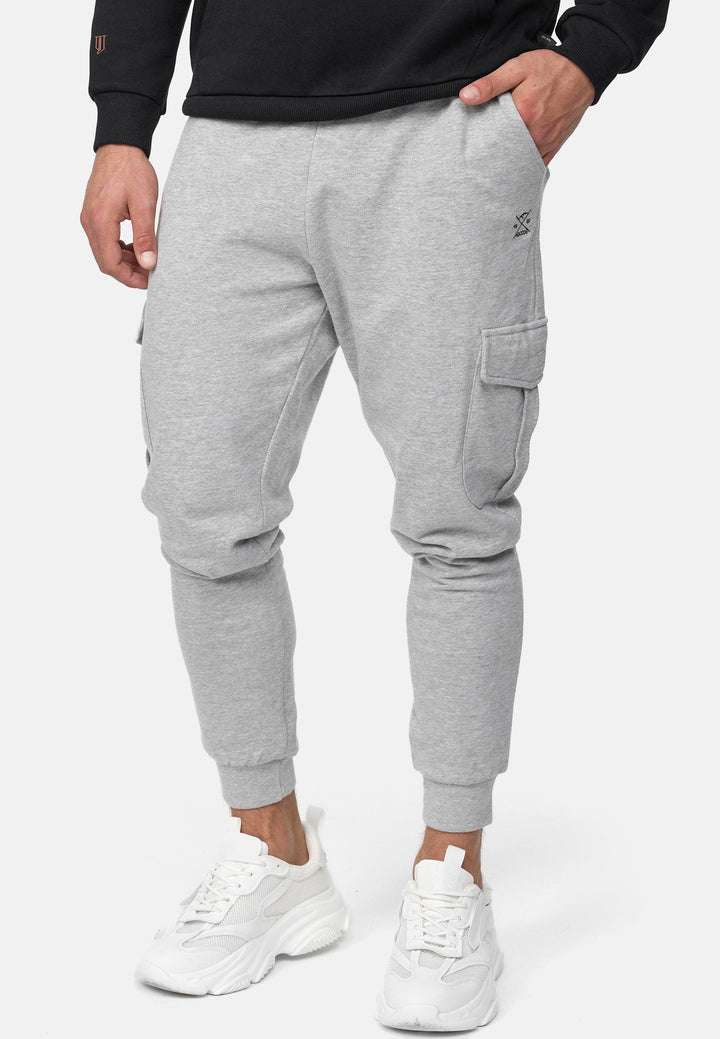 Indicode Herren Bendner Cargo Jogginghose aus 60% Baumwolle - INDICODE