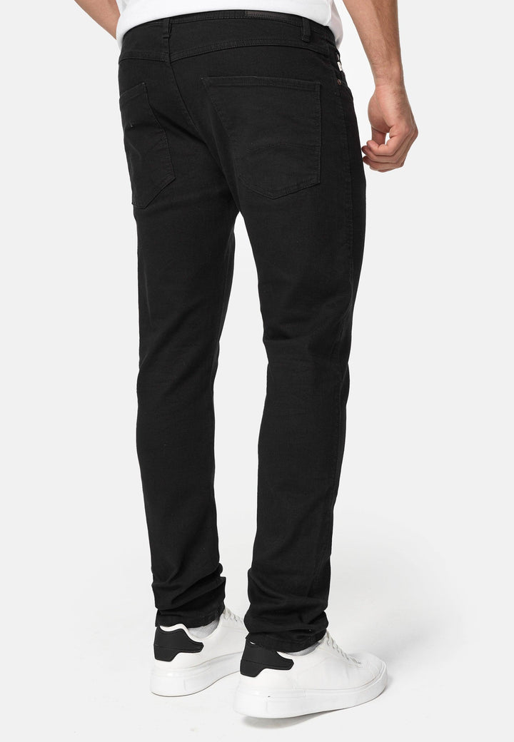 Indicode Herren Jake Super Stretch Jeanshose aus 90% Baumwolle mit 5 Taschen - INDICODE