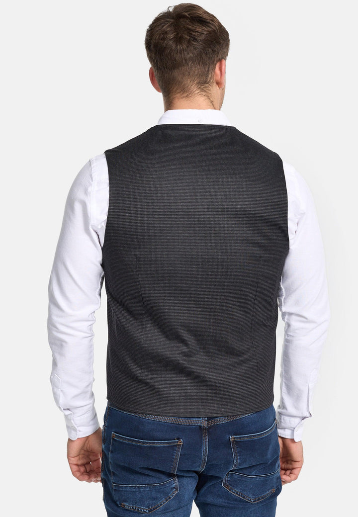 Jeff Herren Coolidge Weste mit Viscose-Anteil - INDICODE