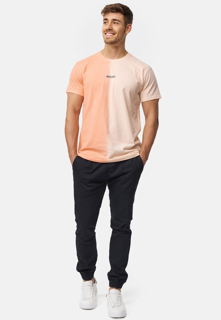 Indicode Herren INGibs T-Shirt mit Rundhals-Ausschnitt aus Baumwolle - INDICODE