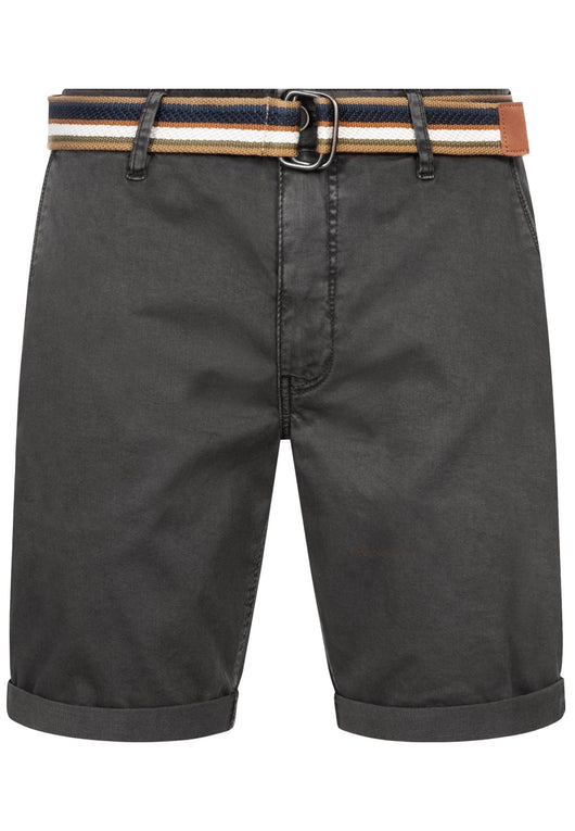 Indicode Herren INCunning Chino Shorts mit 4 Taschen inkl. Gürtel aus 98% Baumwolle