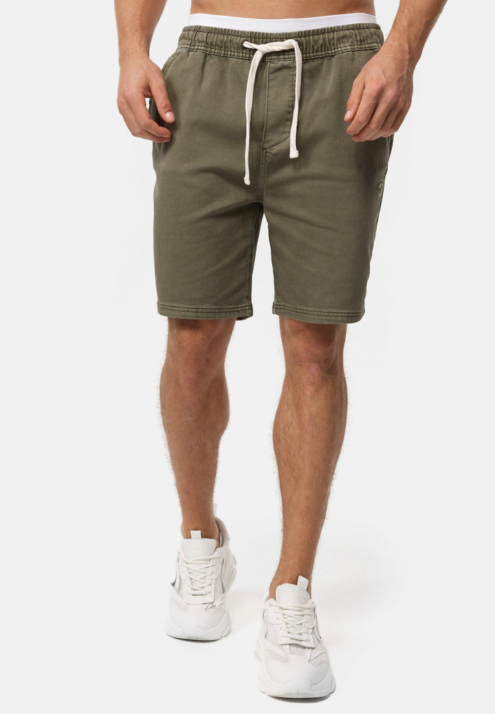 Indicode Herren Kendari Chino Shorts aus 80% Baumwolle - INDICODE