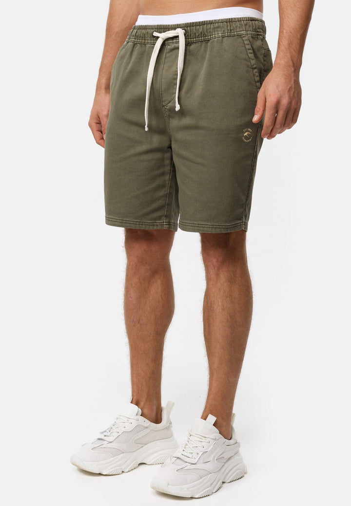 Indicode Herren Kendari Chino Shorts aus 80% Baumwolle - INDICODE