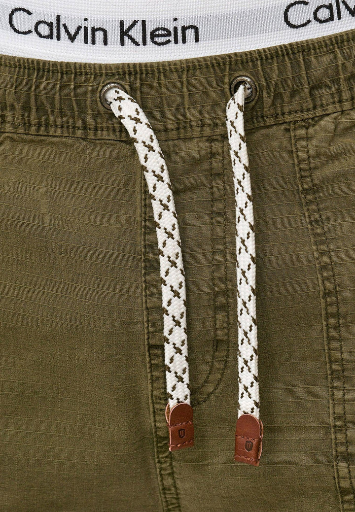 Indicode Herren Stoufville Chino Shorts mit 3 Taschen und Kordel aus 98% Baumwolle - INDICODE