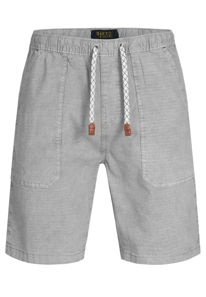 Indicode Herren Stoufville Chino Shorts mit 3 Taschen und Kordel aus 98% Baumwolle - INDICODE