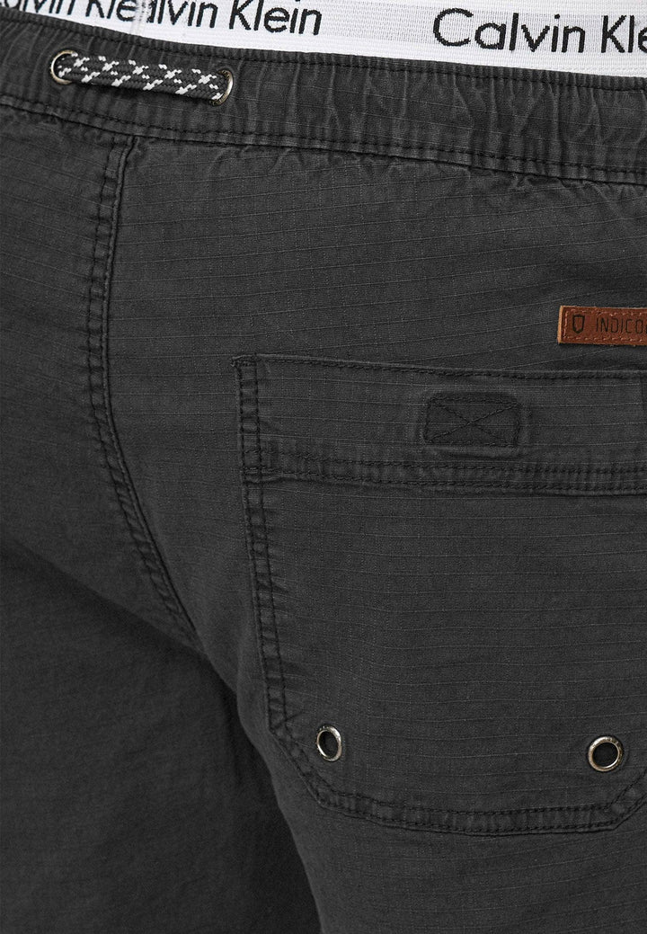 Indicode Herren Stoufville Chino Shorts mit 3 Taschen und Kordel aus 98% Baumwolle - INDICODE