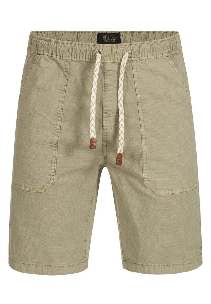 Indicode Herren Stoufville Chino Shorts mit 3 Taschen und Kordel aus 98% Baumwolle - INDICODE