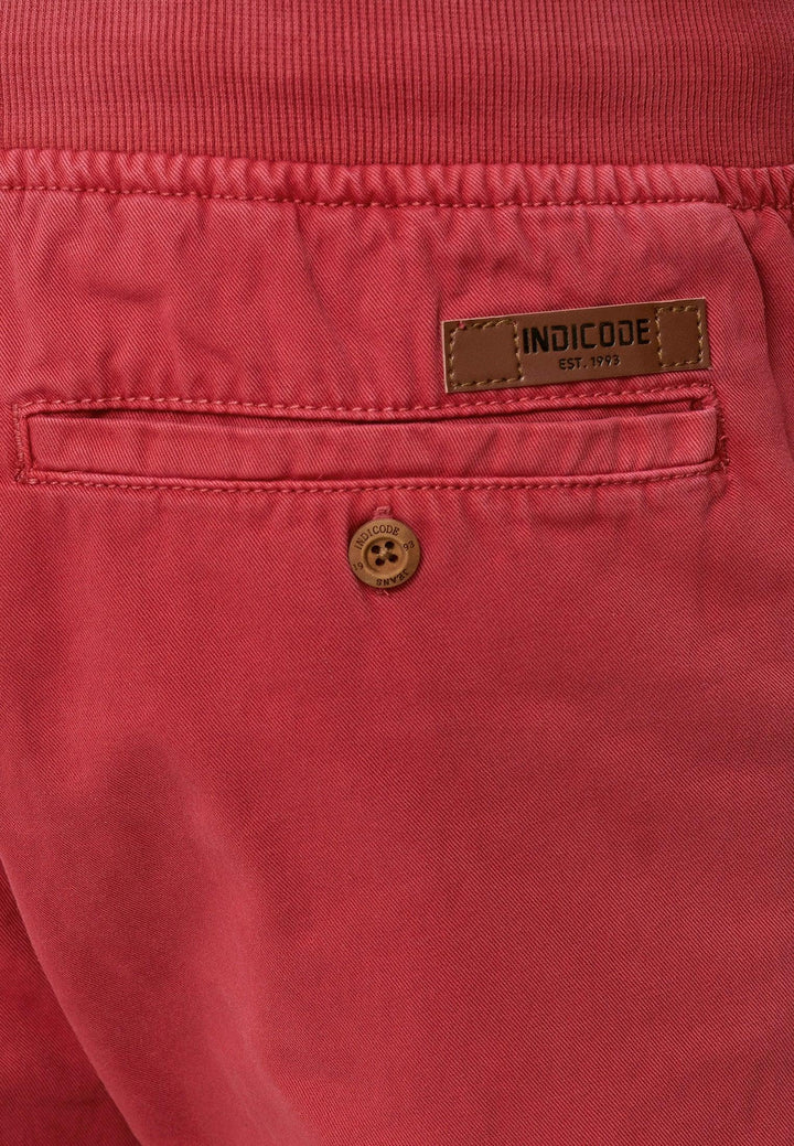 Indicode Herren Carver Chino Shorts aus 100% Baumwolle - INDICODE
