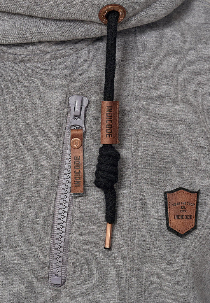 Indicode Herren Elm Kapuzensweatjacke - INDICODE