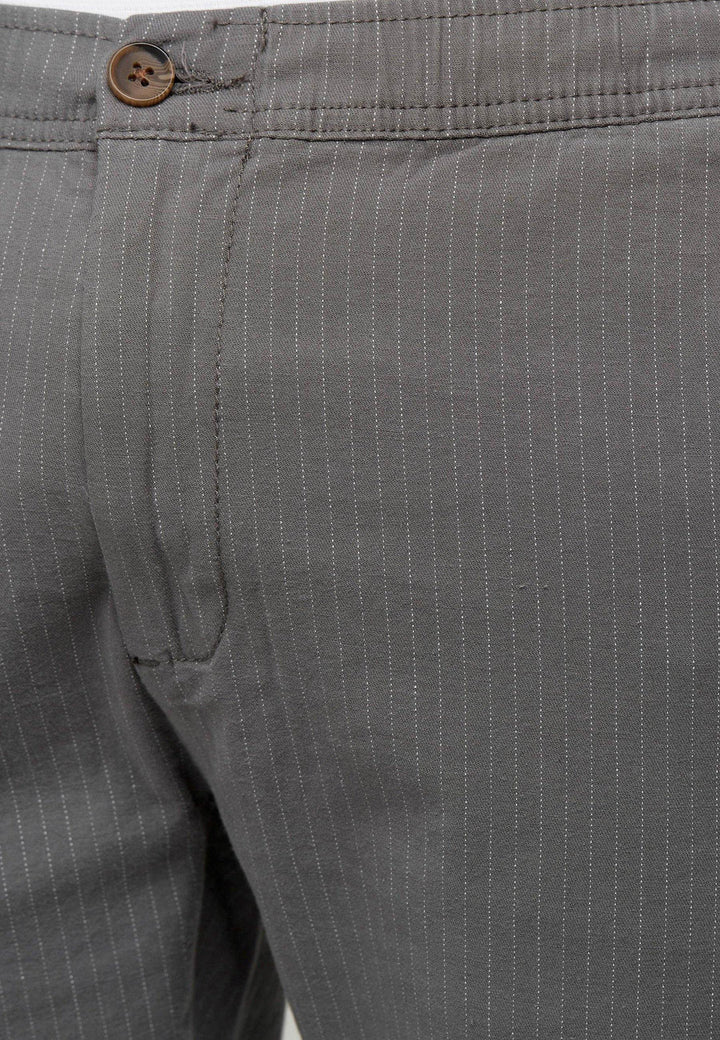Indicode Herren Costa Karierte Stoffhose mit 4 Taschen aus 98% Baumwolle - INDICODE