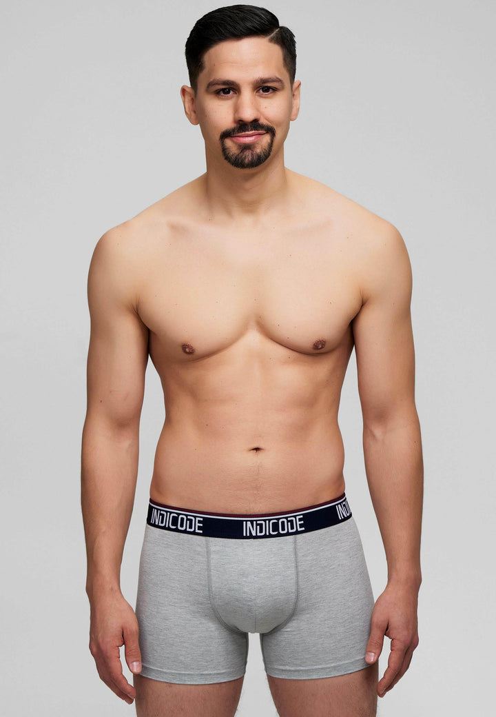 Indicode Herren Johnny 7er Pack Boxershorts aus 95% Baumwolle - INDICODE