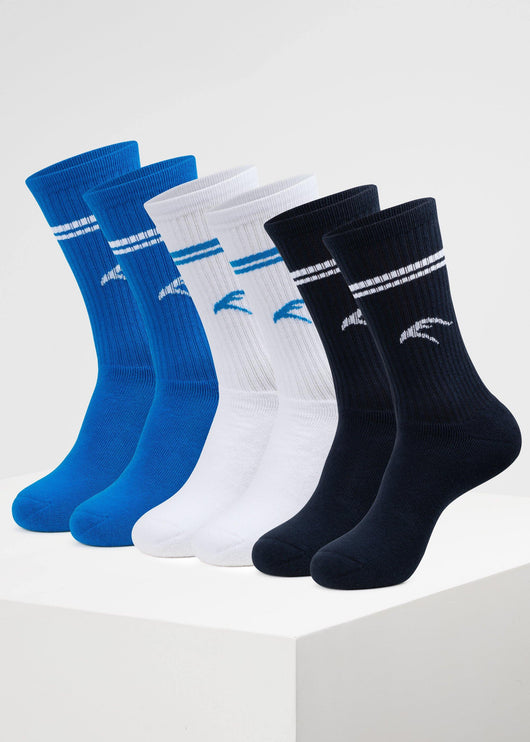 Indicode Herren Marvin 6er Pack Sportsocken aus 75% Baumwolle