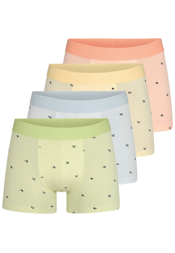 Indicode Herren Matthesen 4er Pack Boxershorts aus 98% Baumwolle - INDICODE