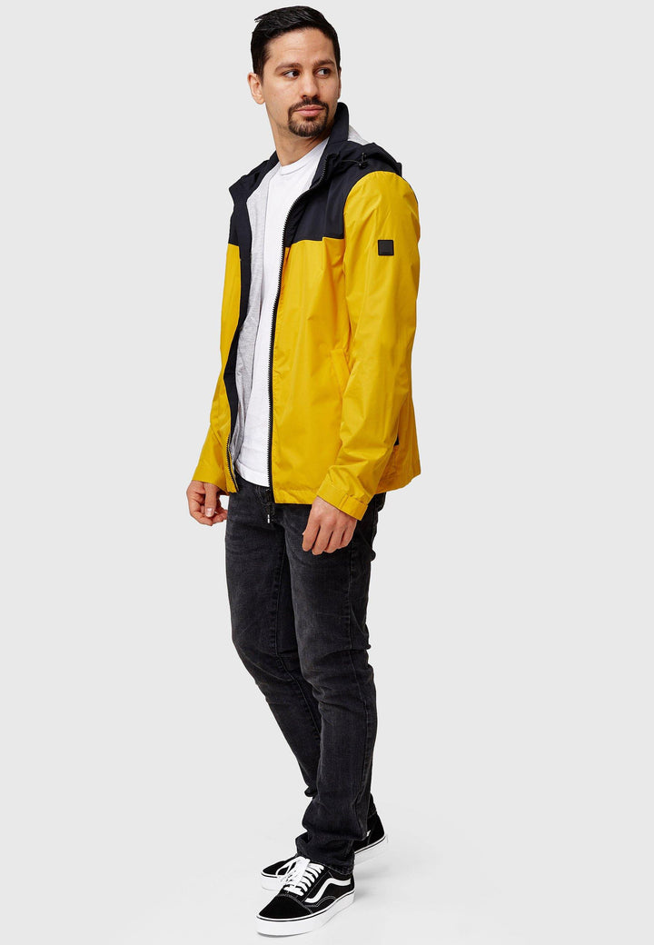 Indicode Herren Holmes Windbreaker mit Kapuze & Reißverschluss - INDICODE