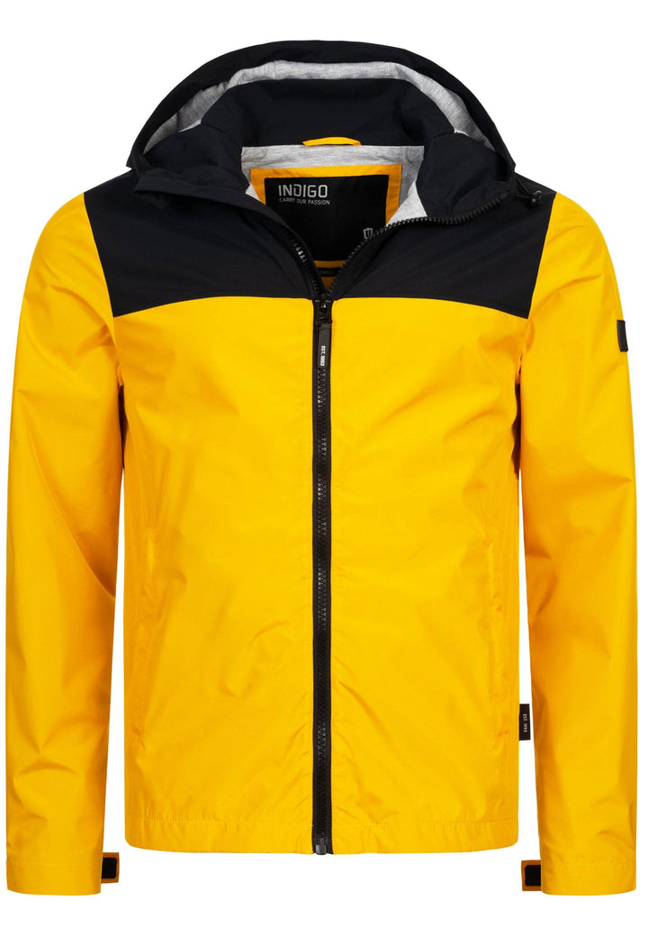 Indicode Herren Holmes Windbreaker mit Kapuze & Reißverschluss - INDICODE