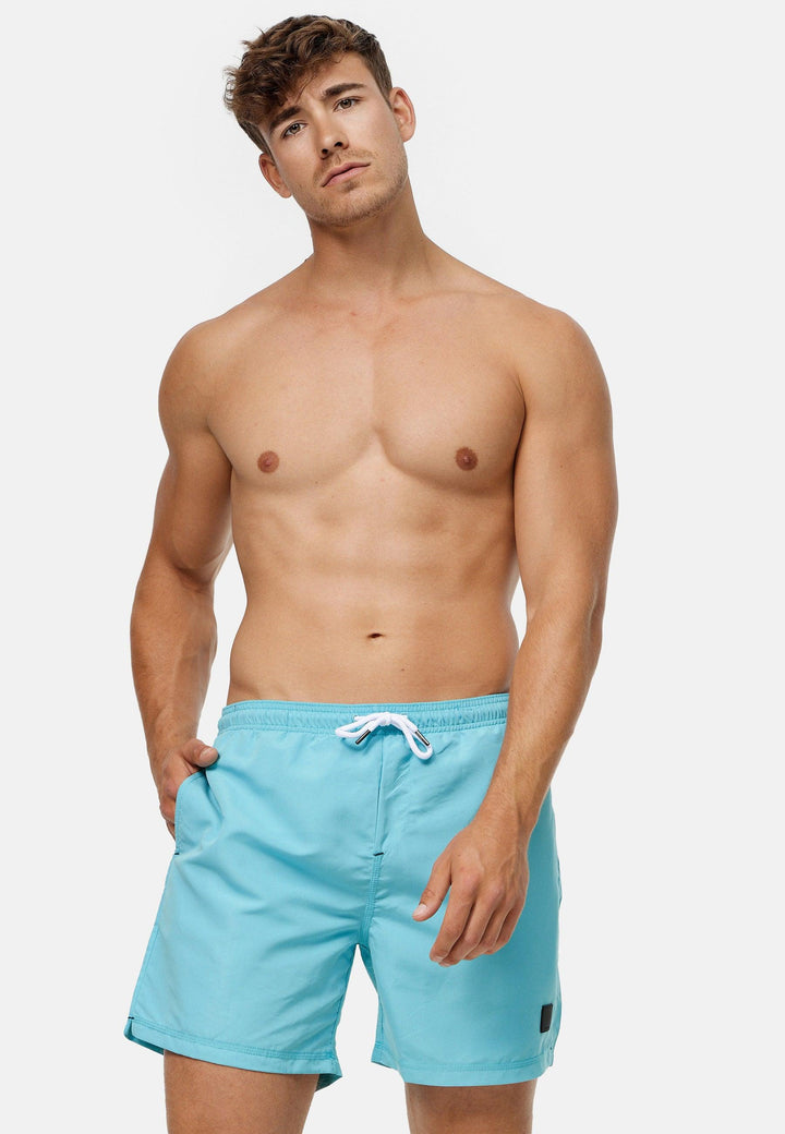 Indicode Herren Ferguson Badehose mit 3 Taschen und Tunnelzug - INDICODE