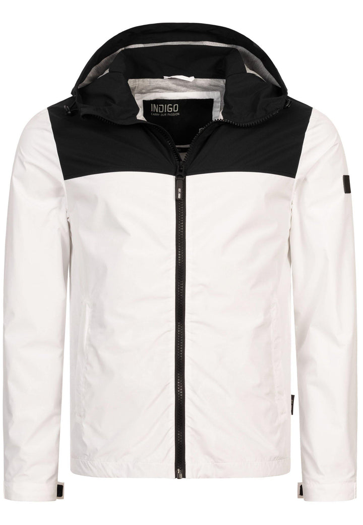 Indicode Herren Holmes Windbreaker mit Kapuze & Reißverschluss - INDICODE